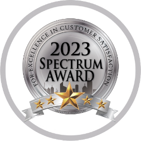 For Excellence in Customer Satisfaction 2023 Spectrum Award
